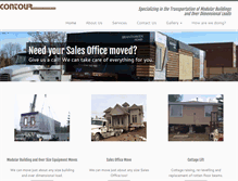 Tablet Screenshot of contourtransport.com